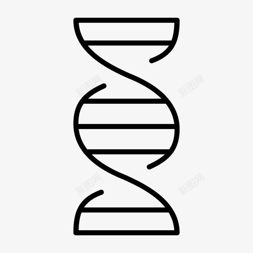 dna生物学链图标svg_新图网 https://ixintu.com dna 生物学 螺旋 遗传学 链