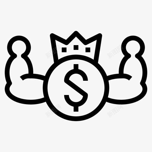 财务实力财务金钱图标svg_新图网 https://ixintu.com 业务基础1 权力 肌肉 财务 财务实力 金钱