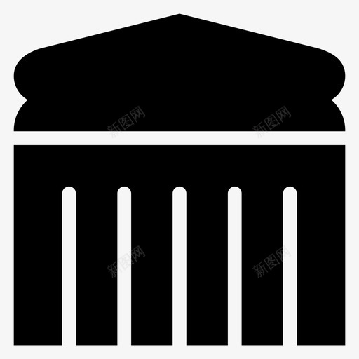 建筑商业地产图标svg_新图网 https://ixintu.com 不动产 商业 地产 城镇 建筑 建筑房地产雕文图标