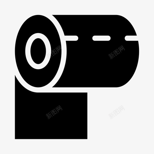 厕纸卫生纸卷图标svg_新图网 https://ixintu.com mnml20 卫生纸 卷 厕纸 擦拭