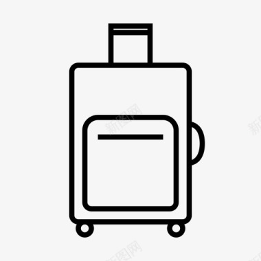行李旅行箱旅行图标图标