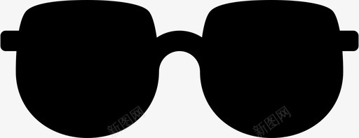 眼镜盲人眼睛图标svg_新图网 https://ixintu.com 太阳 盲人 眼睛 眼镜 绅士装