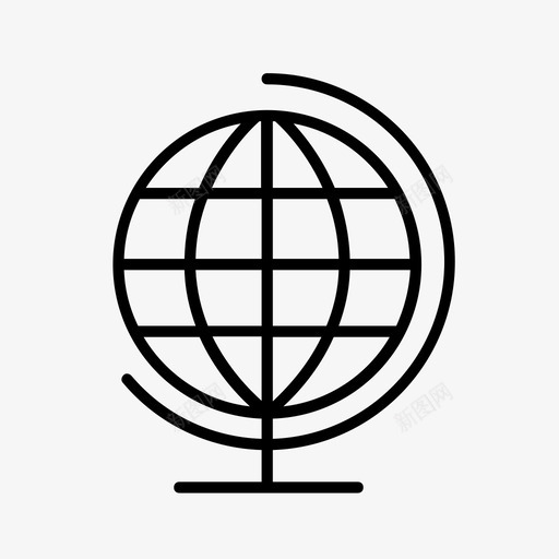地球地理全球研究图标svg_新图网 https://ixintu.com 全球研究 地球 地理 实验室 科学