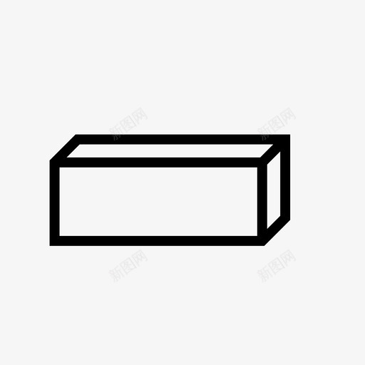 箱子棒材砖图标svg_新图网 https://ixintu.com 其他 包装 容器 棒材 砖 箱子