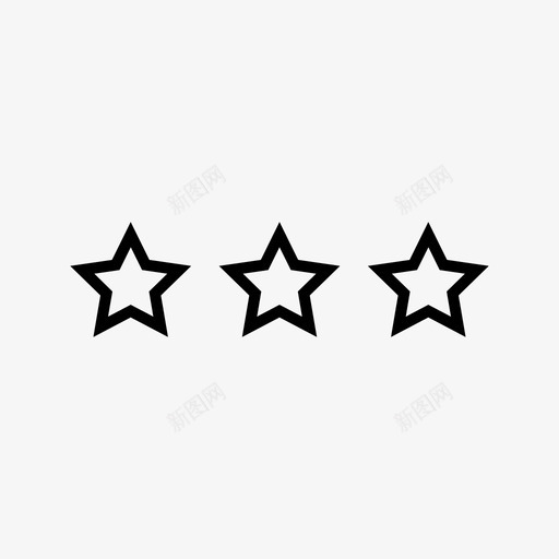 评分反馈质量图标svg_新图网 https://ixintu.com 反馈 奖励 星级 满意度 线路图标 评分 质量