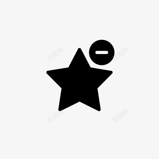 去掉星减加上图标svg_新图网 https://ixintu.com 减 加上 去掉星