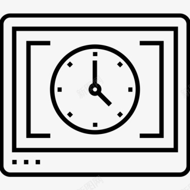 时隙计时器截止日期图标图标