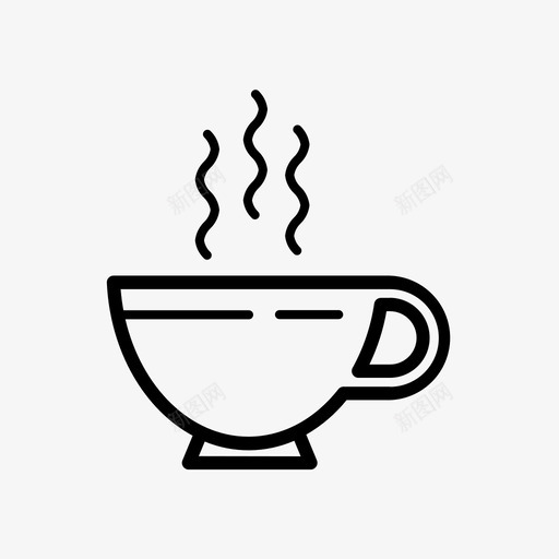 咖啡咖啡因杯子图标svg_新图网 https://ixintu.com 咖啡 咖啡因 日常活动 杯子 浓缩咖啡 茶