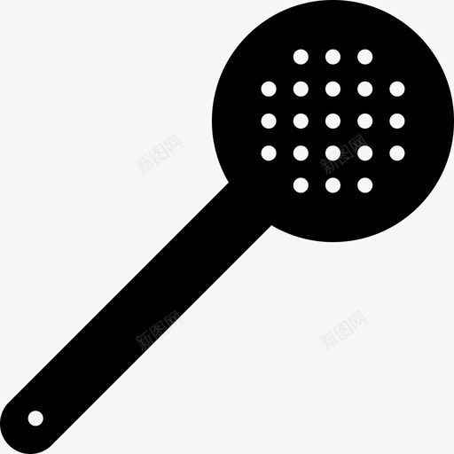 筛子启动器烹饪食物图标svg_新图网 https://ixintu.com 厨房 烹饪 筛子启动器 粉碎图标厨房工具固体 食物