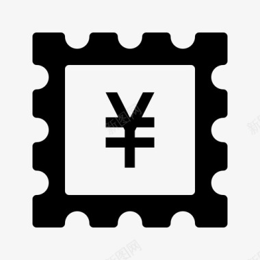 邮票帐单货币图标图标