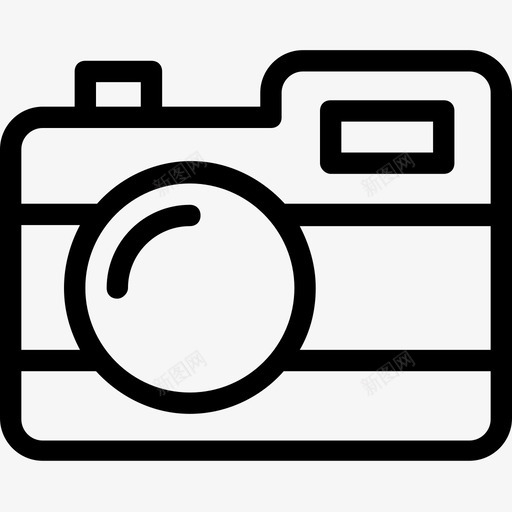 相机图像记忆图标svg_新图网 https://ixintu.com 图像 摄影 照片 爱情和婚礼线图标 相机 记忆