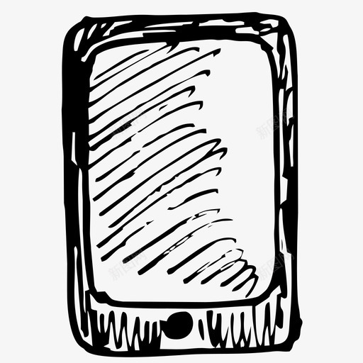 平板电脑ipadiphone图标svg_新图网 https://ixintu.com ipad iphone 平板电脑 素描
