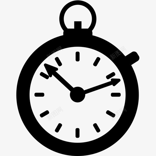 秒表时钟计时器图标svg_新图网 https://ixintu.com 小时 时钟 秒表 计时器