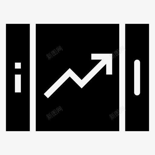 手机图表报表图标svg_新图网 https://ixintu.com 图表 手机 报表 智能手机 银行金融字形图标
