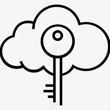 单点登录云计算icloud图标图标