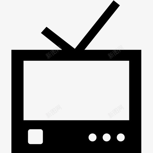 电视显示器家用电器图标svg_新图网 https://ixintu.com 家用电器 显示器 电视