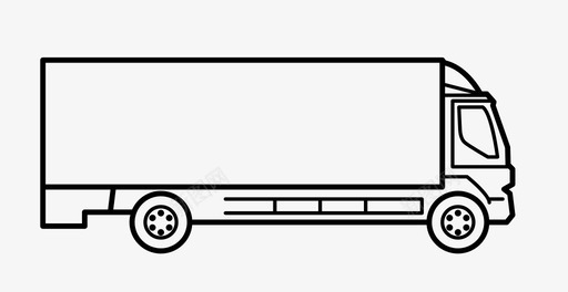 卡车卡车可拆卸性车辆图标图标