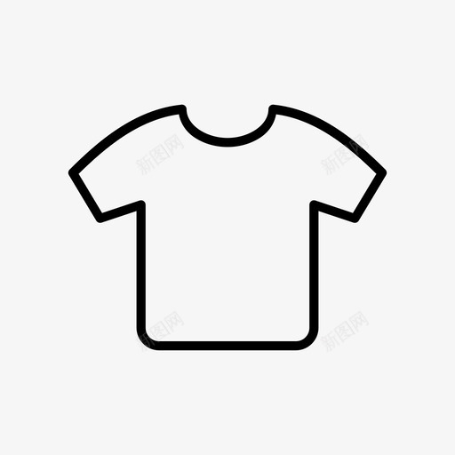 衬衫短袖T恤T恤图标svg_新图网 https://ixintu.com T恤 短袖T恤 衬衫