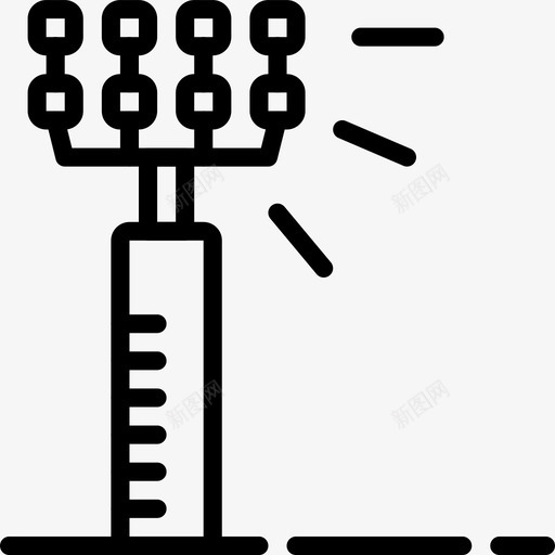 夜灯游戏运动图标svg_新图网 https://ixintu.com smashicons体育2大纲 夜灯 游戏 运动