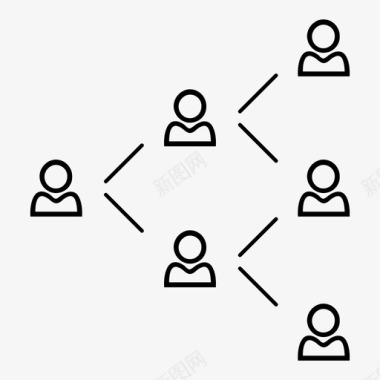 组织结构商业团体等级图标图标