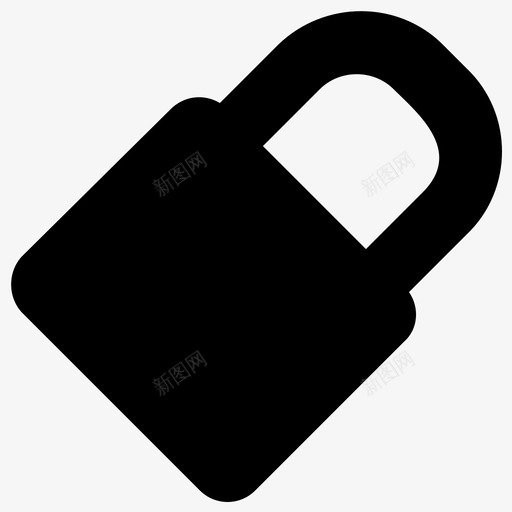 锁开挂锁图标svg_新图网 https://ixintu.com 安全 开 挂锁 锁