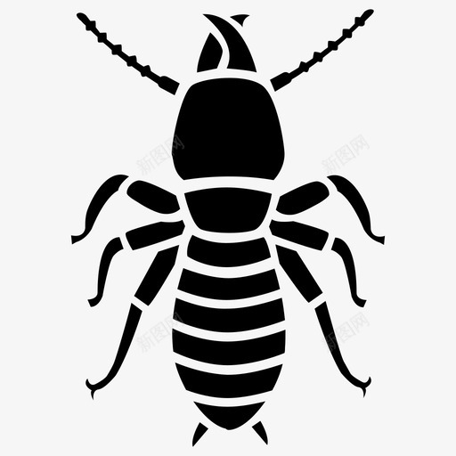 白蚁蚁群灭虫剂图标svg_新图网 https://ixintu.com 侵染 害虫 昆虫 灭虫剂 白蚁 蚁群