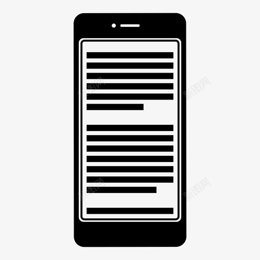 电子书手机阅读图标svg_新图网 https://ixintu.com it 手机 智能手机 电子书 阅读