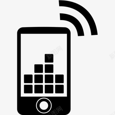 手机智能手机音乐图标图标
