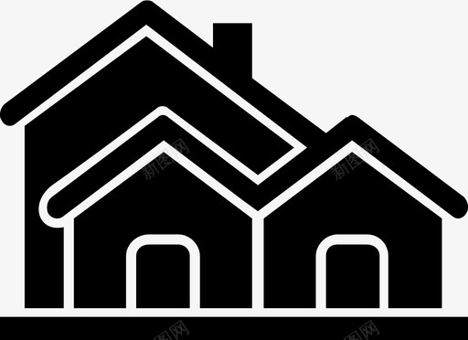 房屋住宅社区图标图标