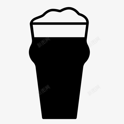 啤酒酒精饮料图标svg_新图网 https://ixintu.com 啤酒 啤酒图标 玻璃杯 酒精 饮料
