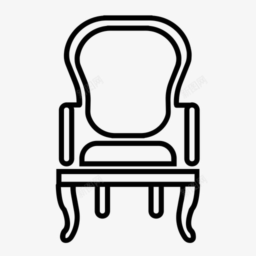 家具扶手椅舒适性图标svg_新图网 https://ixintu.com 家具 座椅 扶手椅 舒适性