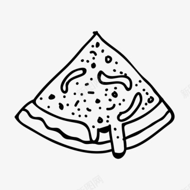 披萨食物餐食图标图标