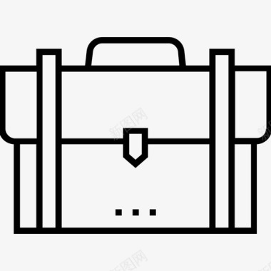 公文包行李袋手提箱图标图标