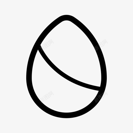复活节彩蛋食物图标svg_新图网 https://ixintu.com 复活节彩蛋 食物