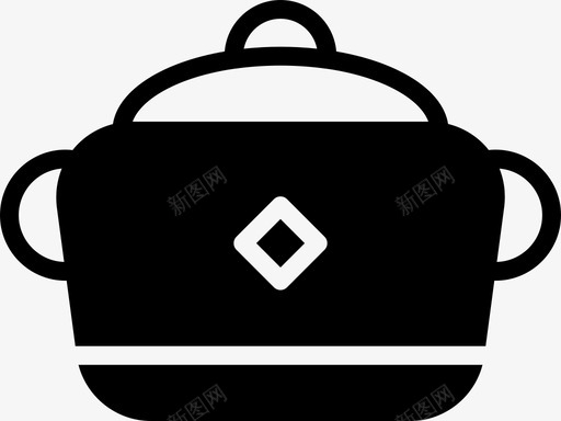 烹饪锅食物厨房图标svg_新图网 https://ixintu.com smashicons厨房工具固体 厨房 烹饪锅 食物