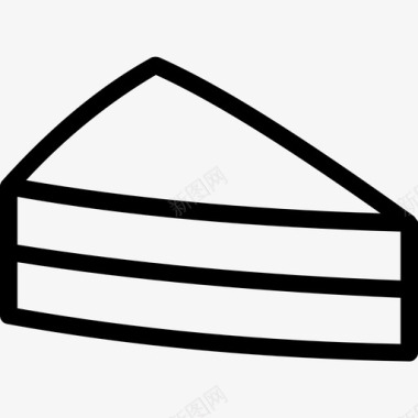 蛋糕面包房蛋糕块图标图标