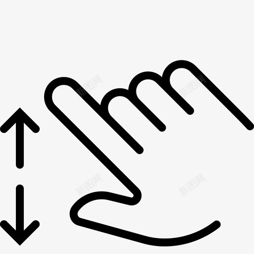 展开控制手势图标svg_新图网 https://ixintu.com 展开 手 手势 手势轮廓 控制 放大