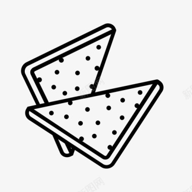 吐司面包自助餐厅图标图标