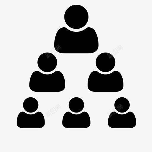 层次结构组成员图标svg_新图网 https://ixintu.com 层次结构 成员 组 组织 结构