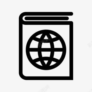 网络图书全球网络图标图标