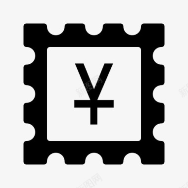 邮票帐单货币图标图标