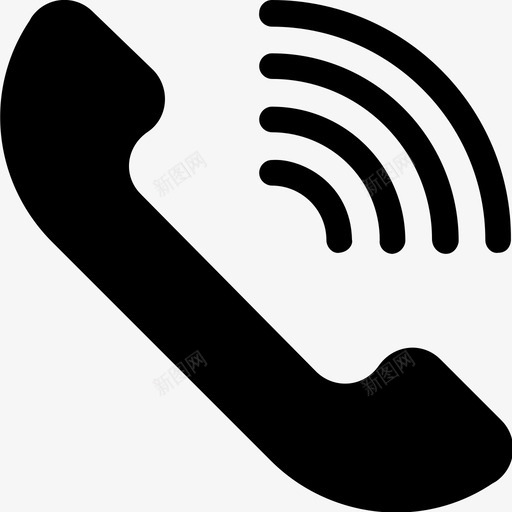 接收器呼叫客户服务图标svg_新图网 https://ixintu.com 呼叫 客户服务 接收器 电话 网络和通信实心图标 通话