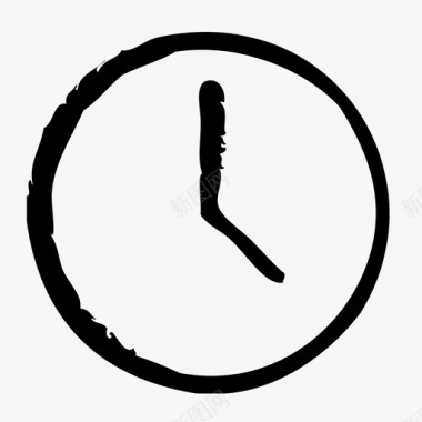 时钟应用程序界面图标图标