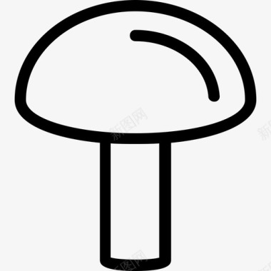蘑菇食物真菌图标图标