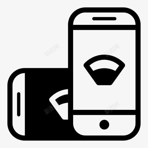 智能手机wifi智能手机样机1图标svg_新图网 https://ixintu.com 智能手机wifi 智能手机样机1