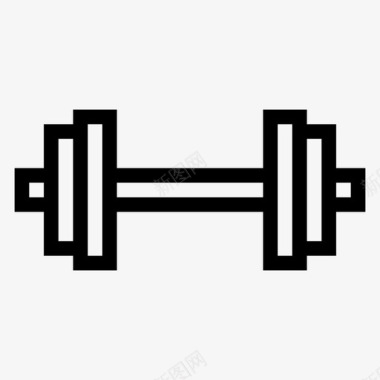 健身健身房肌肉图标图标