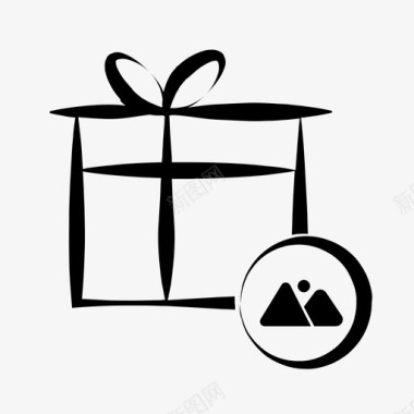 礼品库生日礼物礼品盒图标图标