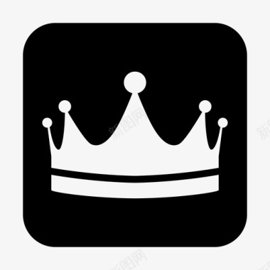 皇冠配件国王图标图标