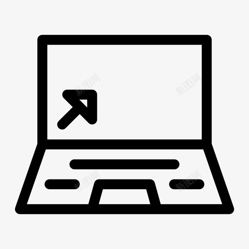 笔记本电脑光标键盘鼠标图标svg_新图网 https://ixintu.com 指针 笔记本电脑光标 键盘 鼠标