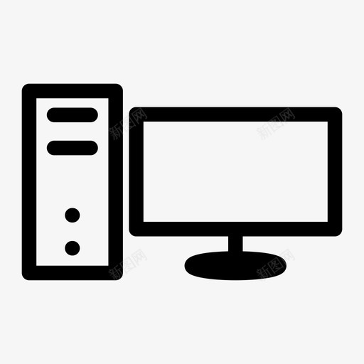 计算机计算机显示器计算机屏幕图标svg_新图网 https://ixintu.com cpu 工作站 计算机 计算机屏幕 计算机显示器